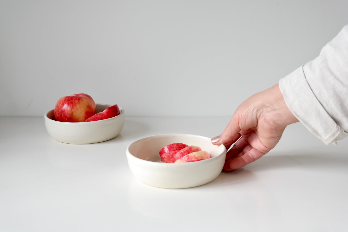 Ivory Stoneware Bowls
