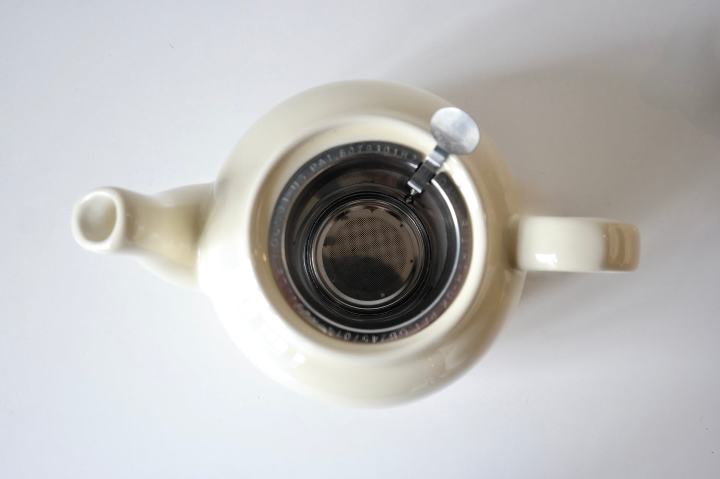 Classic Cream Teapot