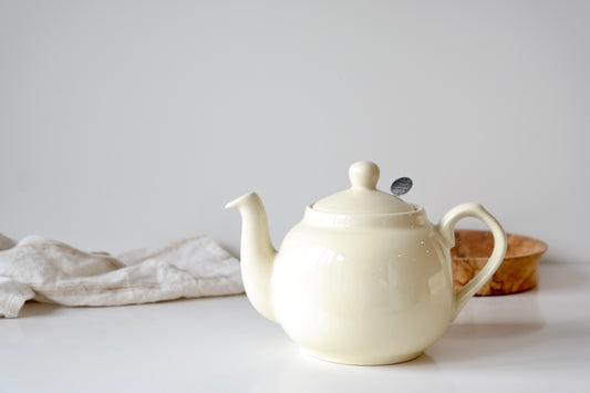 Classic Cream Teapot