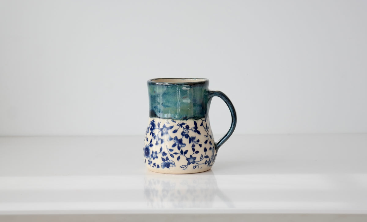 Blue Garden Mug