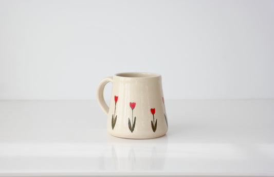 Red Tulip Mug