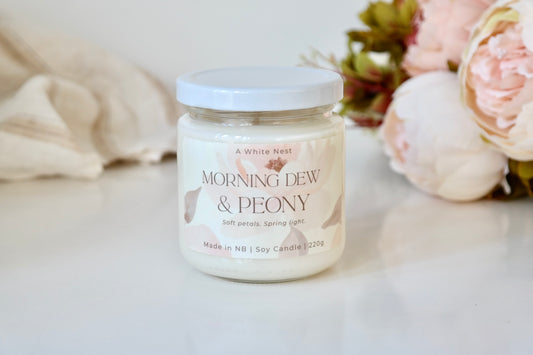 Morning Dew & Peony Soy Candle