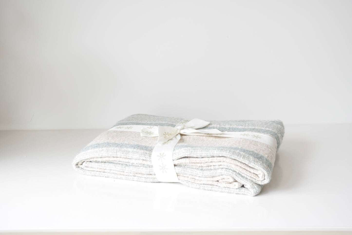 Soft Stripe Throw Blanket