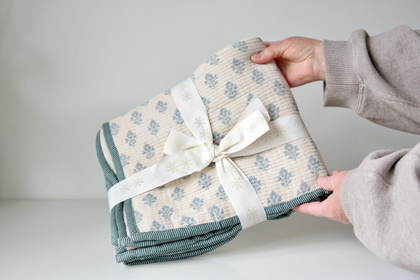 Cotton Crib Throw Blanket
