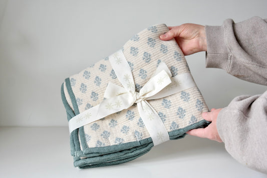 Cotton Crib Throw Blanket
