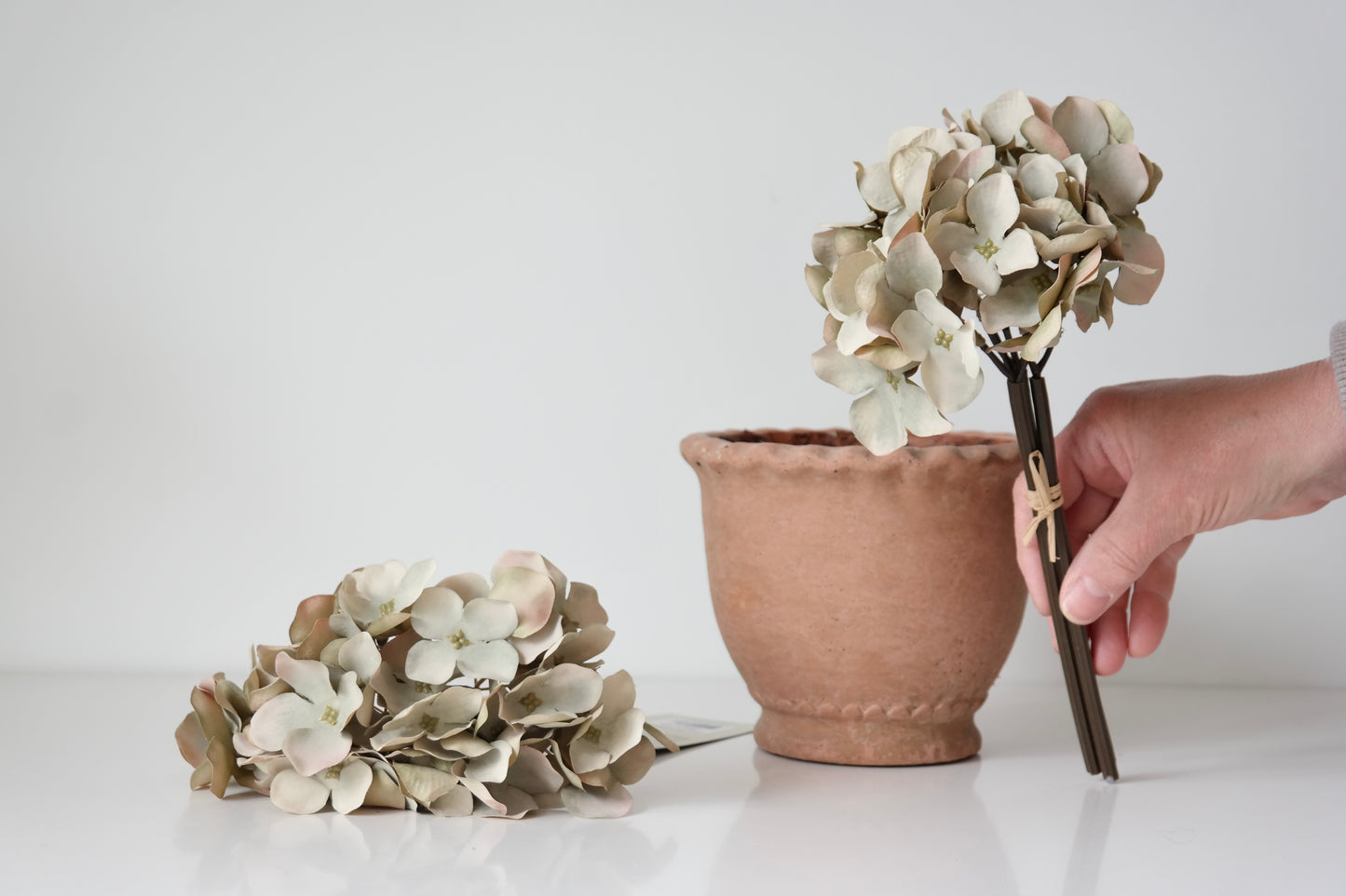 Faux Hydrangea Stem