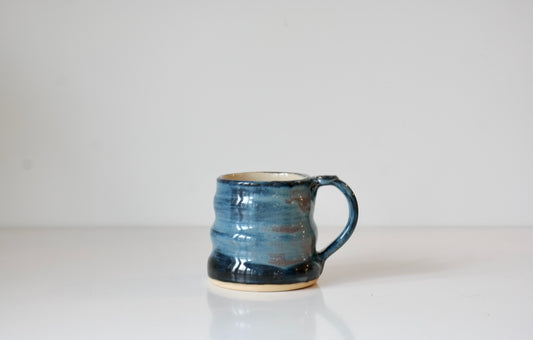 Blue Stoneware Mug