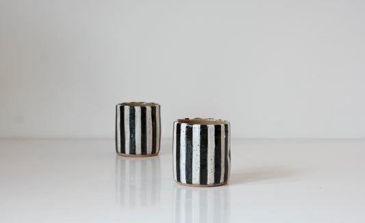 Striped Espresso Cup