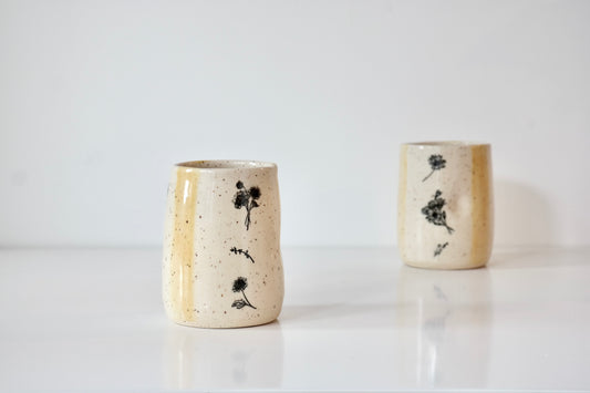 Botanical Tumbler - Yellow