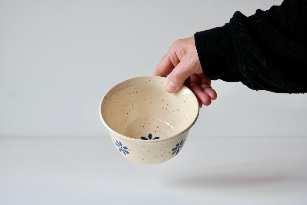 Blue Floral Bowl