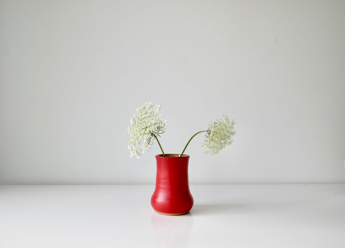 Stoneware Vase - Red